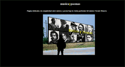 Desktop Screenshot of musicaypoemas.com